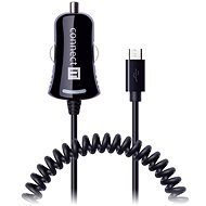 CONNECT IT CI-436 Car Charger Twist microUSB Black - Car Charger