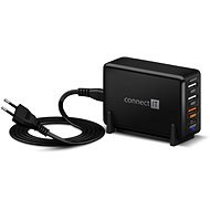 CONNECT IT Fast Charge CWC-4090-BK fekete - Töltő adapter