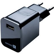 CONNECT IT CI-254 Single Charger 230V čierna - Nabíjačka