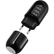 CONNECT IT Power Nomad 3.4A Travel Charger Black - Wall Charger