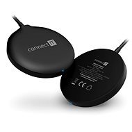Connect IT MagSafe Fast Charge, čierna - MagSafe bezdrôtová nabíjačka