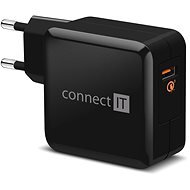 CONNECT IT InWallz QUALCOMM QUICK CHARGE 3.0 black - Charger