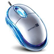CONNECT IT CI-64 Optical mouse strieborná - Myš