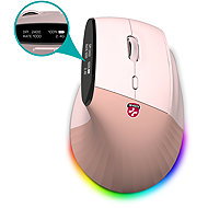CONNECT IT FOR HEALTH with display, pink - Mouse