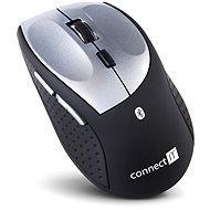 CONNECT IT Bluetooth Mouse egér fekete-ezüst - Egér