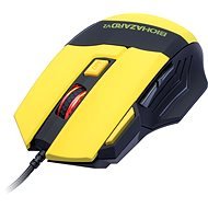 CONNECT IT Biohazard Mouse V2 Black/Yellow - Mouse