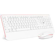 CONNECT IT CKM-7801-CS CZ/SK, white - Set klávesnice a myši