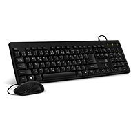 Connect IT CKM-4000-CS (CZ + SK), Black - Keyboard and Mouse Set