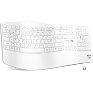 CONNECT IT FOR HEALTH Ergonomic, white - EN/SK - Keyboard