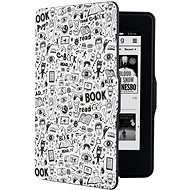 CONNECT IT CEB-1031-WH for Amazon Kindle Paperwhite 1/2/3, Doodle White - E-Book Reader Case