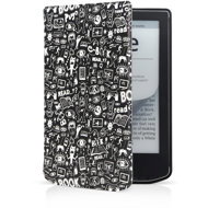 CONNECT IT case for PocketBook 629/634, Doodle black - E-Book Reader Case