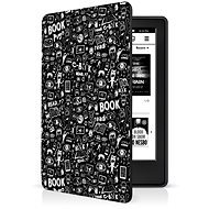 CONNECT IT na Amazon Kindle 2021 (11th gen.), Doodle čierne - Puzdro na čítačku kníh
