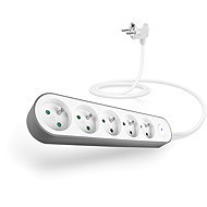 CONNECT IT PowerRex3 Extension Lead, 5 Sockets, 1.5m, with Switch, White - Extension Cable