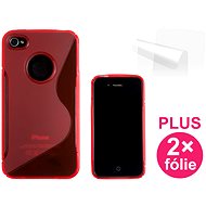  CONNECT IT S-Cover iPhone 4S red  - Phone Case
