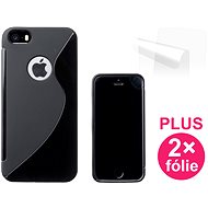 CONNECT IT S-Cover iPhone SE / 5 / 5s fekete - Telefon tok