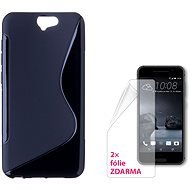 CONNECT IT S-Cover HTC One A9 čierne - Puzdro na mobil