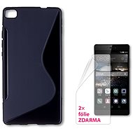 CONNECT IT S-Cover HUAWEI P8 black - Phone Cover