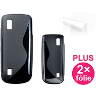  CONNECT IT S-Cover Nokia Asha 300 black  - Phone Case