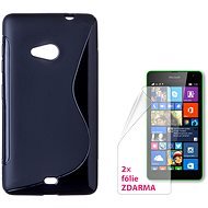 Kapcsolatba IT-Cover Microsoft Lumia 535 fekete - Mobiltelefon tok