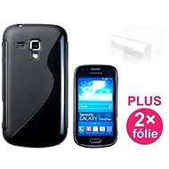 CONNECT S Cover Samsung Galaxy Trend / Trend PLUS Fekete - Mobiltelefon tok