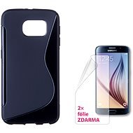 CONNECT IT S-Cover Samsung Galaxy S6 čierne - Puzdro na mobil