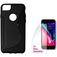 CONNECT IT S-COVER for Apple iPhone 8 Plus black - Phone Cover
