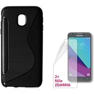 CONNECT IT S-COVER for Samsung Galaxy J3 (2017,SM-J330F) black - Phone Cover