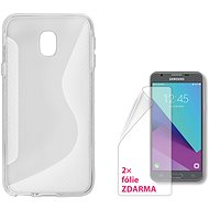 CONNECT IT S-COVER for Samsung Galaxy J3 (2017, SM-J330F) clear - Phone Cover