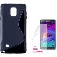 CONNECT IT S-Cover Samsung Galaxy Note 4 fekete - Mobiltelefon tok