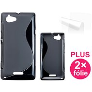  CONNECT IT S-Cover Sony Xperia L (C2105) Black  - Phone Case
