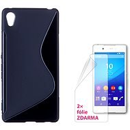 CONNECT IT S-Cover Sony Xperia Z3+ fekete - Telefon tok
