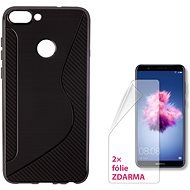 CONNECT IT S-COVER pre Huawei P Smart čierne - Puzdro na mobil