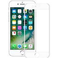 CONNECT IT Glass Shield 3D FULL COVER for iPhone 7 and iPhone 8, white - Glass Screen Protector