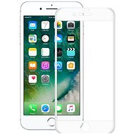 CONNECT IT Glass Shield 3D FULL COVER for iPhone 7 Plus and iPhone 8 Plus, white - Glass Screen Protector