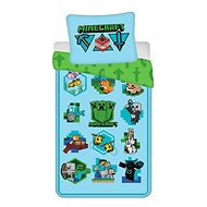 Jerry Fabrics Minecraft Lets Play 140 × 200, 70 × 90 cm - Children's Bedding