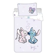 Jerry Fabrics Lilo and Stitch Purple baby crib sheet 100 × 135, 40 × 60 cm - Children's Bedding