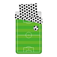 Jerry Fabrics Linen photo print Football Green 02 140 × 200, 70 × 90 cm - Children's Bedding
