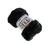 Jerry Fabrics Long pile blanket black 150 × 200 cm - Blanket