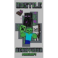 Jerry Fabrics Towel Minecraft Hostile Behaviour 70 × 140 cm - Bath Towel