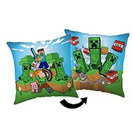 Jerry Fabrics Cushion Minecraft Creeper rush 40 × 40 cm - Pillow