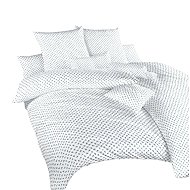 Dadka Linen crepe Small roses blue 140 × 200, 70 × 90 cm - Bed Linen