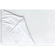 HEDDA Jersey Lycra premium sheet white, size 90 × 200 cm - Bedsheet