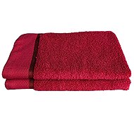 Jerry Fabrics Towel colour 30 × 50 cm, dark burgundy - Towel
