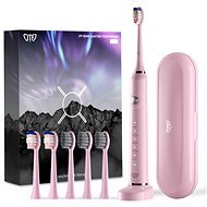 JTF P200 Pink, cestovní pouzdro, náhradní hlavice 6 ks - Electric Toothbrush