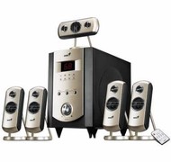 Reproduktorová soustava 5.1 Genius Home Theater GHT-V150 stříbrnozlatá - Speaker