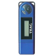 TEAC MP-111 modrý (blue), 1GB, MP3/ WMA přehrávač, dig. záznamník, USB2.0 disk, 1x AAA, sluchátka - MP3 Player