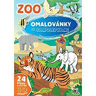 Colouring book A4 with stickers Zoo - Colouring Book