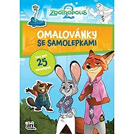 A4 se samolepkami Zootropolis - Colouring Book