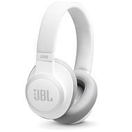 JBL Live 650BTNC, White - Wireless Headphones