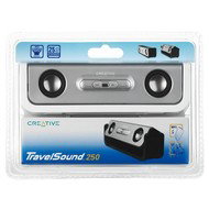 Creative TravelSound 250 bílé (white) - 1,5W, až 25 hodin na 4xAAA baterie - Speakers